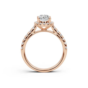 Oval Lab Grown Diamond Mera Ring - LeCaine Gems