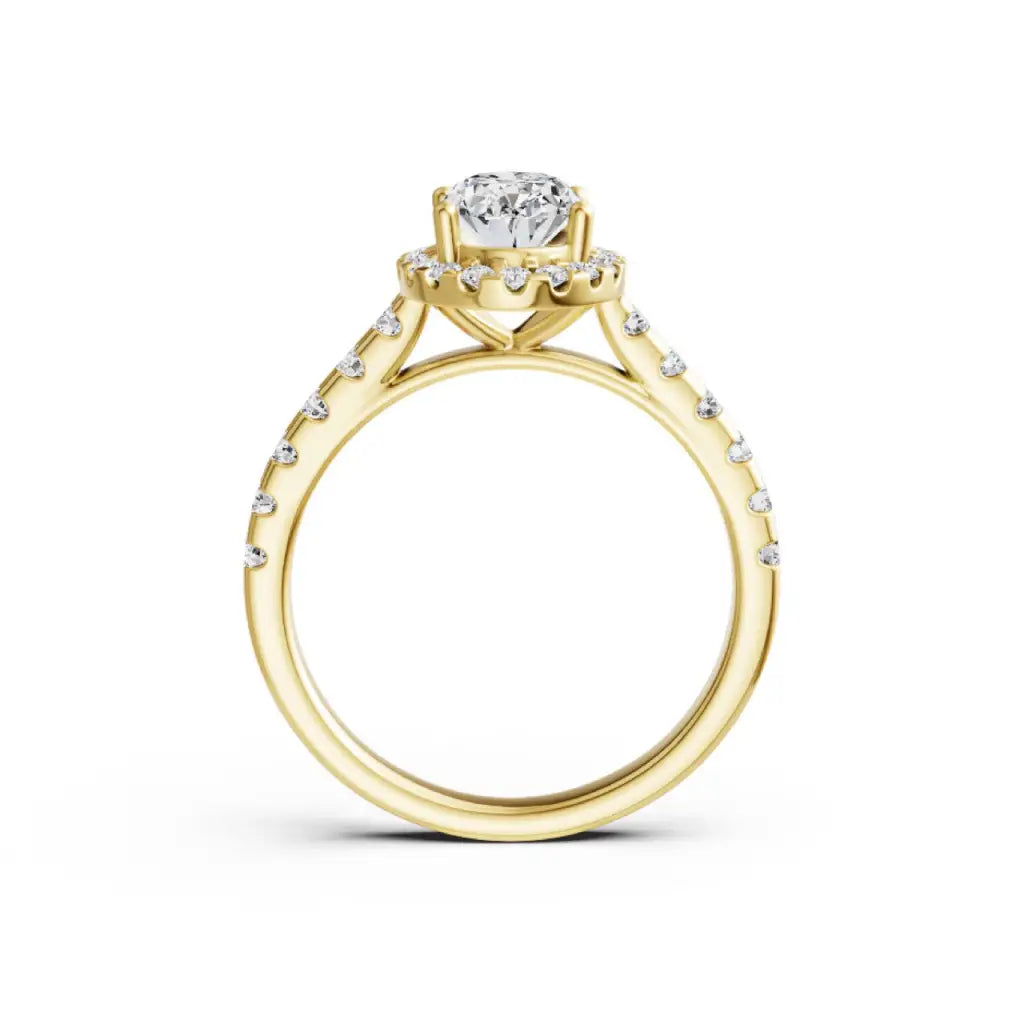 Oval Lab Grown Diamond Mera Ring - LeCaine Gems