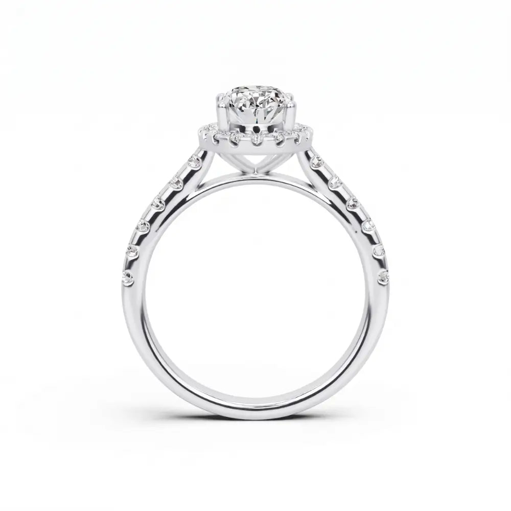 Oval Lab Grown Diamond Mera Ring - LeCaine Gems