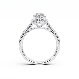 Oval Lab Grown Diamond Mera Ring - LeCaine Gems