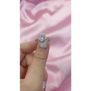 Oval Lab Grown Diamond Mera Ring