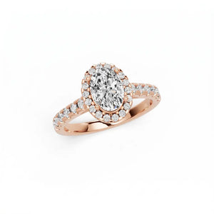 Oval Lab Grown Diamond Mera Ring - LeCaine Gems