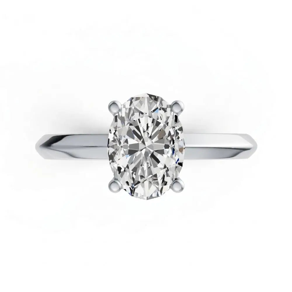Oval Lab Grown Diamond Olga Ring