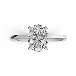 Oval Lab Grown Diamond Olga Ring