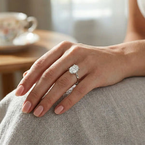 Oval Lab Grown Diamond Olga Ring