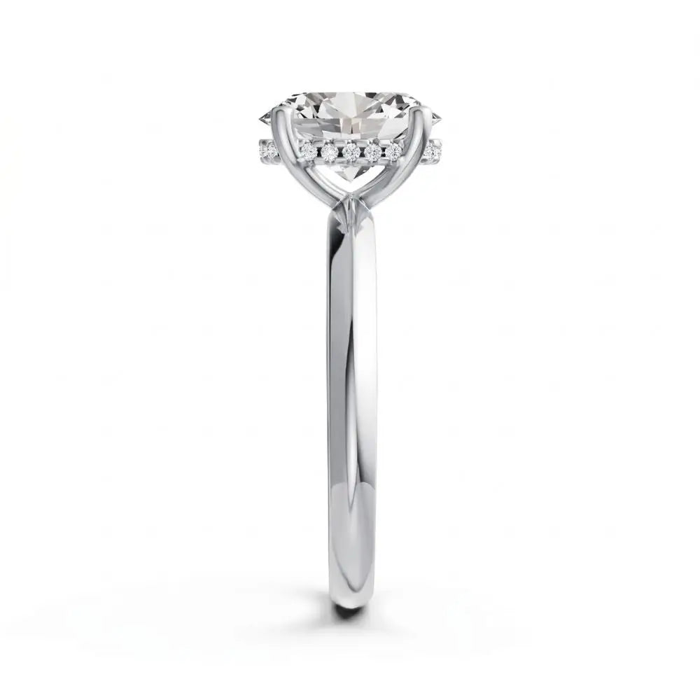 Oval Lab Grown Diamond Olga Ring