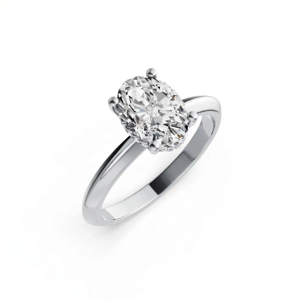 Oval Lab Grown Diamond Olga Ring