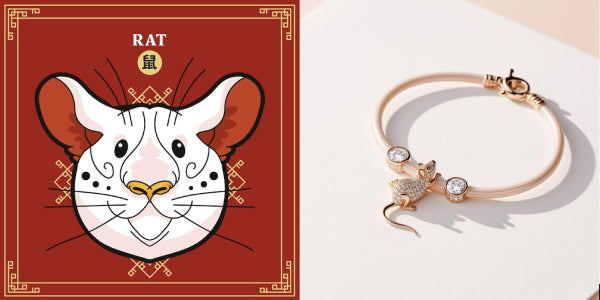 Rat: Bold Designs with Silver or Gold Tones