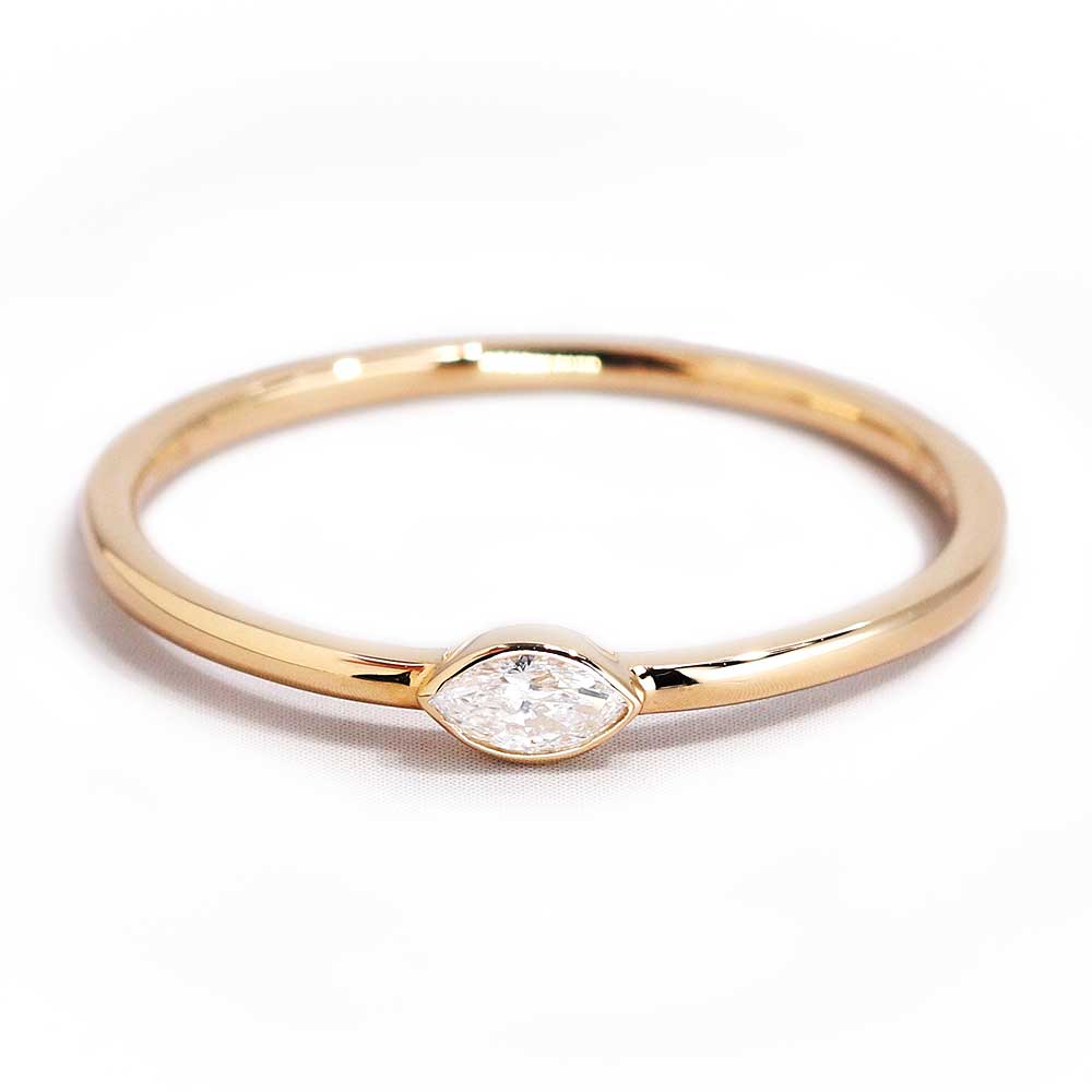 Ready Made | Anna Ring in 14K Rose Gold - LeCaine Gems