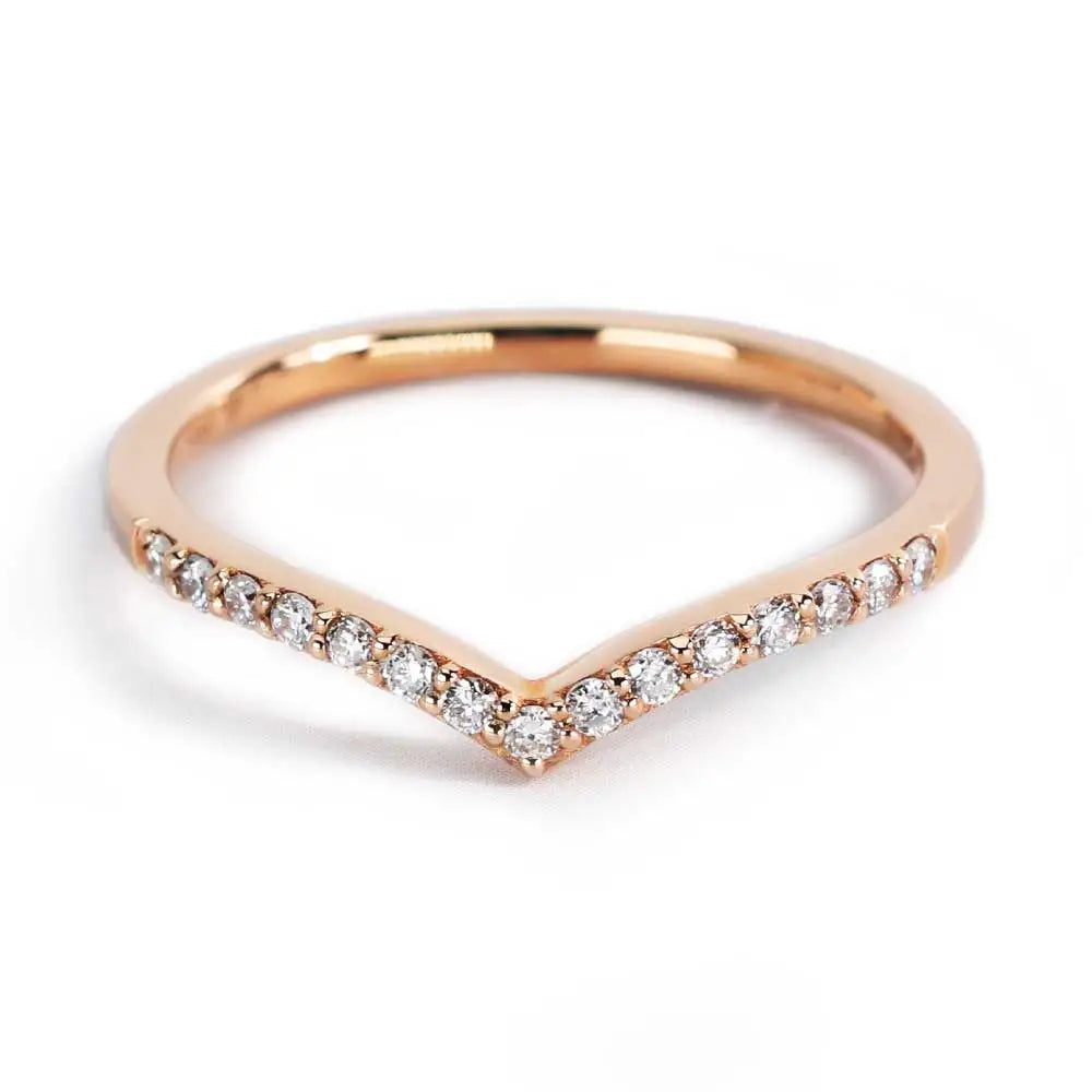 Ready Made | Bella Ring in 14K Rose Gold - LeCaine Gems