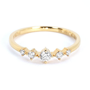 Ready Made | Lexi Ring in 14K Yellow Gold - LeCaine Gems