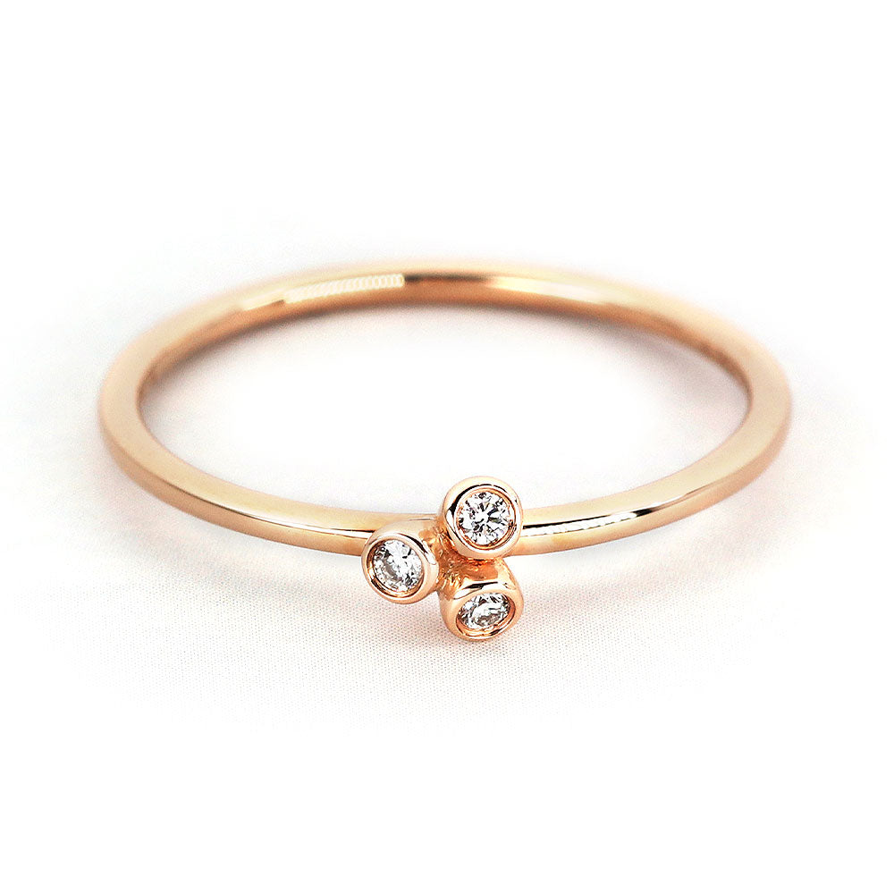 Ready Made | Rosie Ring in 14K Rose Gold - LeCaine Gems