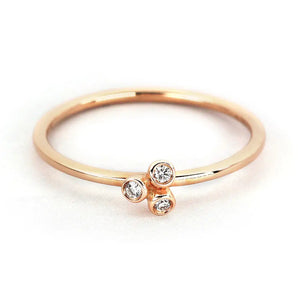 Ready Made | Rosie Ring in 14K Rose Gold - LeCaine Gems