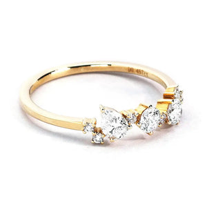 Ready Made | Yasmin Ring in 14K Yellow Gold - LeCaine Gems