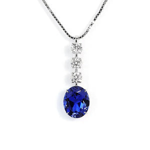 Riviera Lab Grown Sapphire Si Dian Jin in 18K Gold - LeCaine Gems