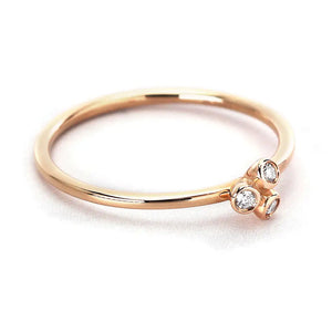 Rosie Ring in 14K Gold - LeCaine Gems