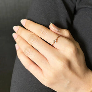 Rosie Ring in 14K Gold - LeCaine Gems