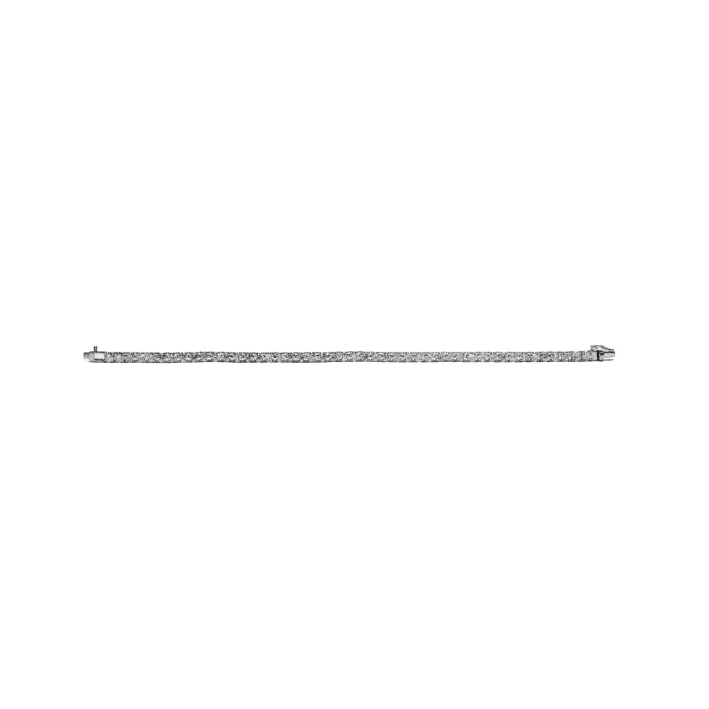 Round Moissanite Tennis Bracelet in 18K gold - LeCaine Gems