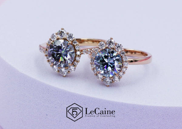 Settings for Colored Lab-Grown Diamonds