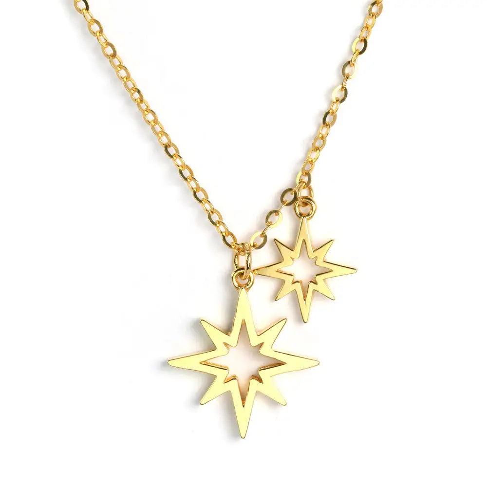 Stellar Necklace in 18K Gold - LeCaine Gems