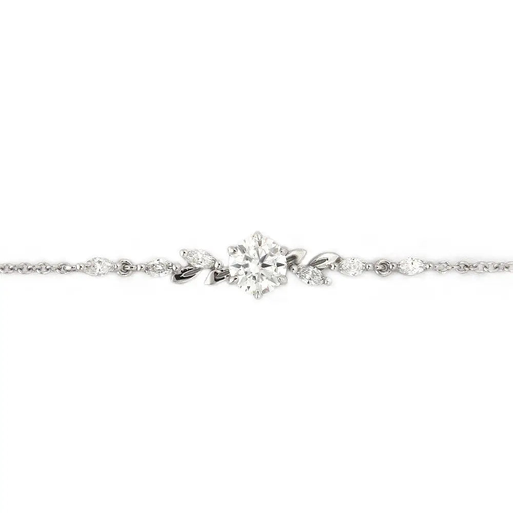 The Chloe Collection Moissanite and Lab Grown Diamond Bracelet in 18K Gold - LeCaine Gems