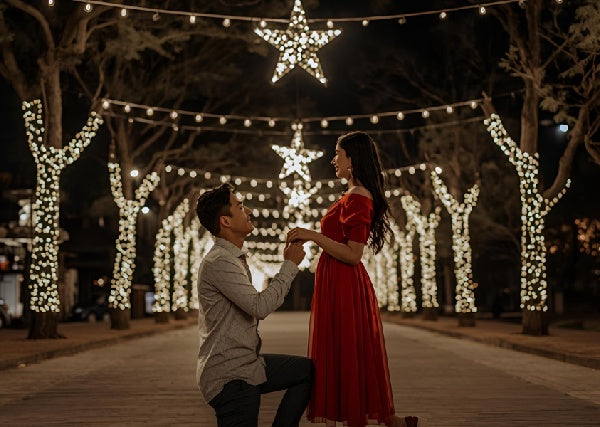 Under The Glow Of Christmas Lights