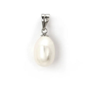 White Freshwater Pearl Pendant - Charms & Pendants