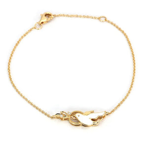 Yonah Dove Bracelet with Lab Grown Diamonds in 18K Gold